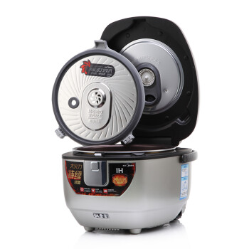 美的（Midea）电饭煲 FZ4085 4L 高端IH电磁加热智能电饭锅 黑银色