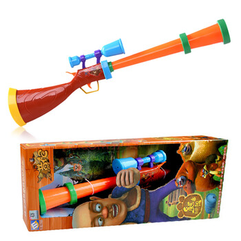 熊出没 儿童玩具枪 熊大熊二光头强电锯 猎枪玩具套装 mg201电动枪