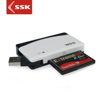 SSK飚王 SCRM057奔腾2代多合一功能读卡器 支持TF\SD\CF\MS等手机相机卡