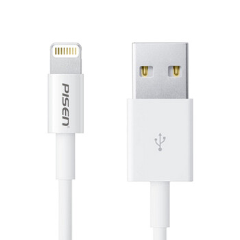 
                                        品胜（PISEN） 苹果数据线快充适用iphone8/5S/7/6sPlus手机充电器线 新版苹果数据线1米 标配                