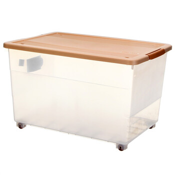 茶花 塑料整理箱 酷立方收纳箱 72L 28581K (桶体)