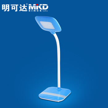 明可达 LED护眼台灯  可触摸调光创意台灯 学生学习 工作台灯 浅蓝色