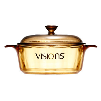 康宁VISIONS 1.25L+2.25L晶彩透明锅蒸格三件套VS-120VSM/JD