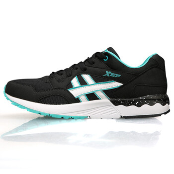 男鞋跑步鞋男运动鞋网面透气男子跑鞋复古旅游慢跑鞋子 黑绿 40码/250