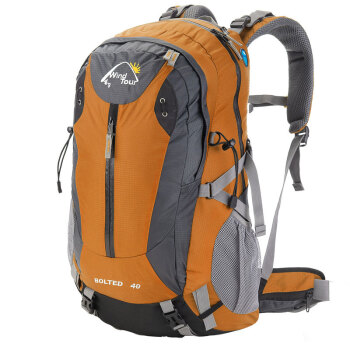 威迪瑞户外登山包户外旅行双肩男女徒步包 背包 橙色款40L