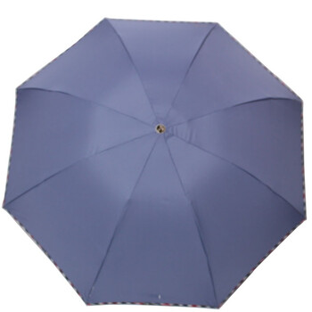 
                                        
                                                            天堂伞 三折晴雨伞碰击布拒氺男女经典商务伞57cm*8骨 307E4#包边兰灰                