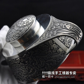 国家大师赖庆国-高纯锡器茶壶整套茶具礼品套装-高档春节送礼品领导-祥瑞