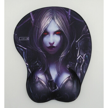 立体动漫鼠标垫子3d硅胶美女护腕电脑海贼王女帝 a