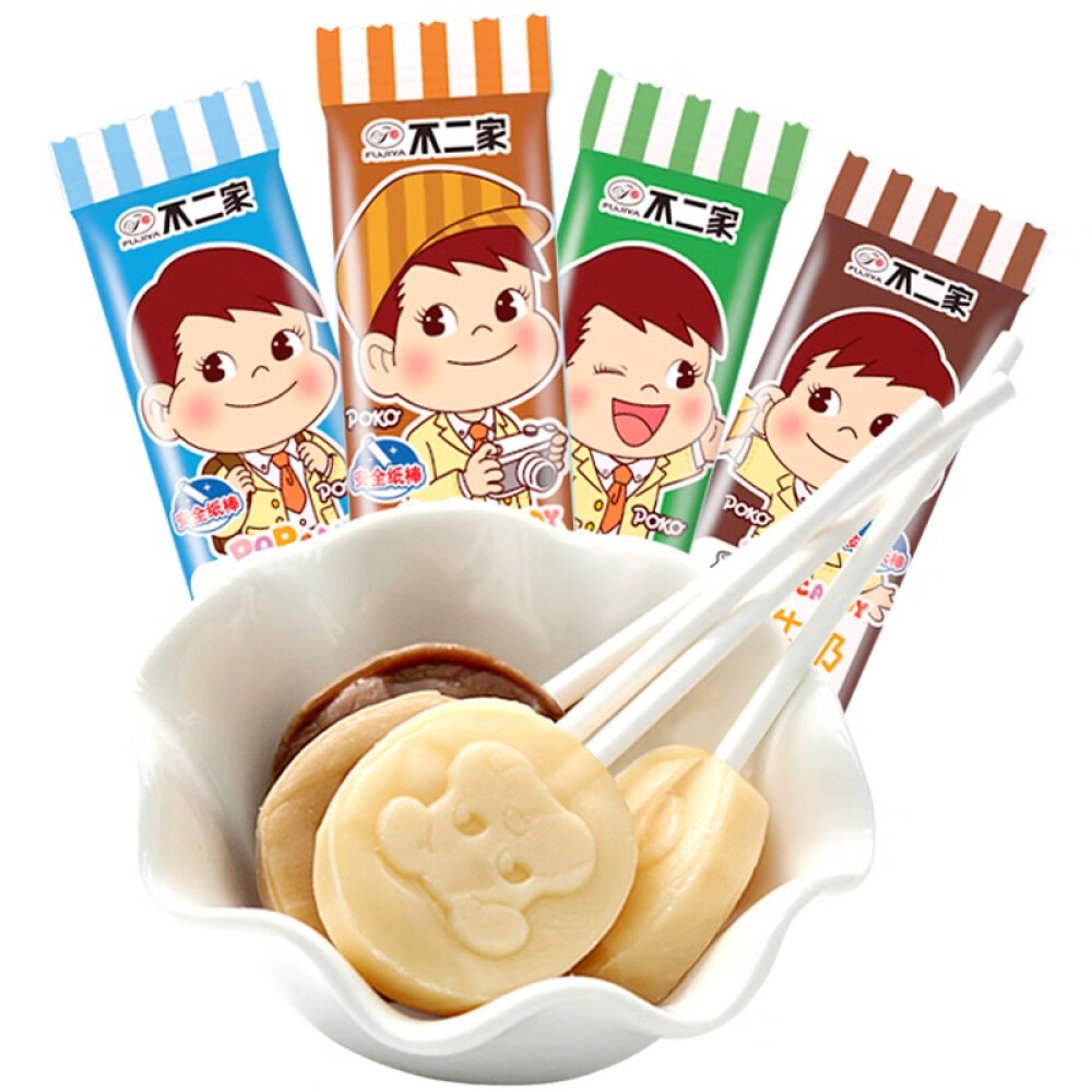 京东超市不二家 牛奶大棒棒糖 儿童糖果 凑单 10g /支口味随机