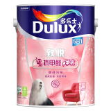 多樂士（Dulux）致悅竹炭抗甲醛凈味五合一內墻乳膠漆 墻面漆 油漆涂料 墻漆A8146 5L