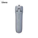 ulanzi MT-10（灰）迷你桌面三脚架大疆灵眸osmo mobile3/4稳定器云台3配件手持相机三角架直播拍照便携支架