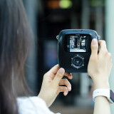 富士instax立拍立得 数模一次成像相机 SQUARE SQ10 深邃黑 高级拍摄体验「精选好货」sq10数码模拟方形相机