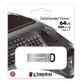 金士顿（Kingston）64GB USB 3.2 Gen 1 U盘 DTKN 金属外壳 读速200MB/s