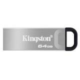 金士顿（Kingston）64GB USB 3.2 Gen 1 U盘 DTKN 金属外壳 读速200MB/s