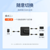 绿联 HDMI2.0切换器二进一出4K高清视频分配器一分二笔记本电脑智能盒子接电视投影仪屏幕双向切换 双向切换器【4K/60Hz】