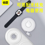 倍思 苹果Apple watch手表充电器收纳盒充电底座iwatch1/2/3/4/5代通用小巧便捷多角度适配 白