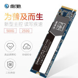 影驰（Galaxy）500GB SSD固态硬盘 M.2接口(NVMe协议) 四通道 PCle高速 黑将Pro系列