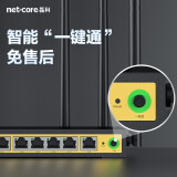 磊科（netcore）B11全千兆9口企业级无线路由器 5G双频多WAN口 家用wifi穿墙 Qos+行为管理 带机量80