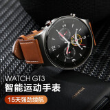 卡贝伦WATCH GT3智能手表 多功能专业防水运动心率血氧睡眠监测蓝牙手环男女 华为小米苹果等手机 GT3 超长续航智能手表（星空灰）