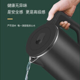 长虹（CHANGHONG） 电热水壶 2.0L大容量双层防烫【自动断电】黑色