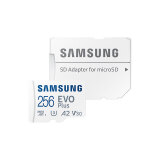 三星（SAMSUNG）256GB TF（MicroSD）存储卡EVO Plus U3 V30 A2读130MB/s高速游戏机平板内存卡