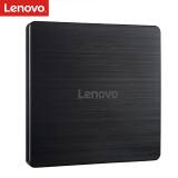 联想（Lenovo）8倍速 USB2.0 外置光驱 外置DVD刻录机 移动光驱 黑色(兼容Windows/苹果MAC系统/GP70N)