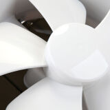 金羚排气扇换气扇圆形卫生间抽风机浴室排风扇厨房抽油烟扇窗式排风机6寸（安装玻璃上）APC15-2-1