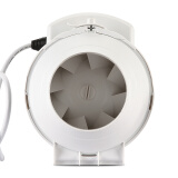 金羚（JINLING）换气扇卫生间管道风机厨房排气扇4寸抽风机增压管道排风机 DPT10-23-1