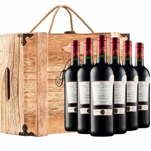 【原装珍藏，最后十箱】法国原瓶进口红酒 整箱 750ml*6