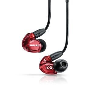 オーディオ機器 イヤフォン SHURESE535-LTD+BT1】舒尔Shure SE535+BT1 三单元动铁重低音入耳式耳机 