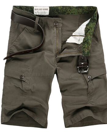 夏装热卖休闲裤 男士直筒五分工装马裤休闲中裤男装中裤 白堤 灰色 36