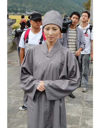 尼姑服 素衣 禅意 出家人的衣服女款尼姑鞋 尼姑帽尼姑服装女套装