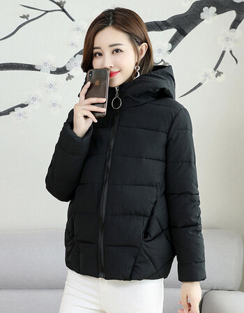 精选 冬季加肥加大码2018新款棉服女胖mm200斤短款加厚棉衣宽松小棉袄