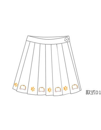 柯基jk制服水手服套装百褶裙日系软妹二次元衣服 百褶裙款式01 s码