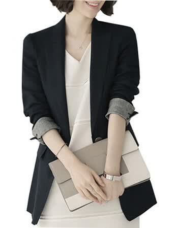 黑色西装 内搭裙 3xl码