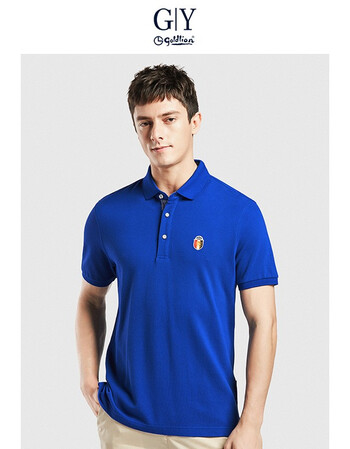 gy goldlion男士polo衫男时尚休闲青年2019夏季新款短袖打底polo衫男