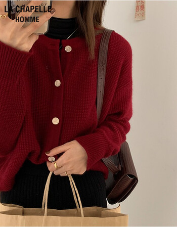 酒红色【新年红/虎年本命年衣服/女装时尚/设计感小 s 推荐(85-95斤)