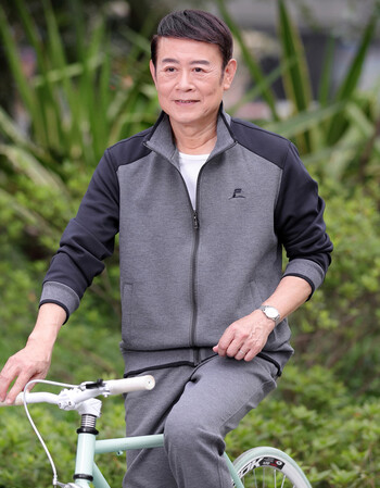 中老年春秋装运动套装男休闲爸爸装两件套长袖爷爷装老年人运动服 蓝