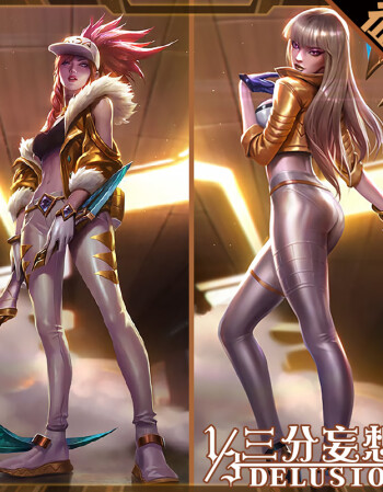 lol k/da kda cos服女團至臻皮膚卡莎阿卡麗性感御姐範 卡莎鞋(只是