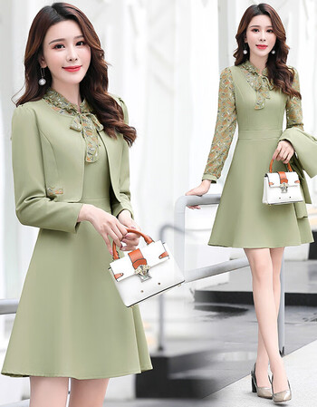 套裙女装时尚两秋季冬季新款3040岁女装气质套装长袖初秋两秋装年新款