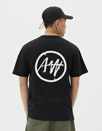 airway 19 aw国潮 溶解短袖嘻哈潮牌街舞纯棉t恤男女