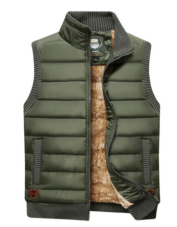 【京东年货节】新品款式男士羽绒棉马甲秋冬季加绒加厚中老年保暖背心