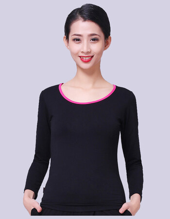 2019新款跳舞打底衫女广场舞服装中老年演出服练功服女成人舞衣跳舞蹈