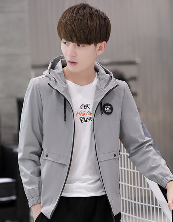 2018新款春秋男士外套修身休闲夹克秋冬季韩版潮流帅气衣服男生装