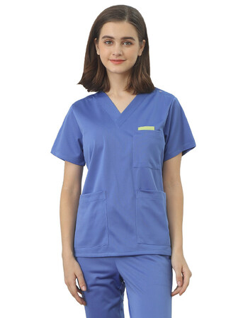 2018新款 韩版手术室衣服洗手衣女短袖分体套装医生刷手服护士工作服