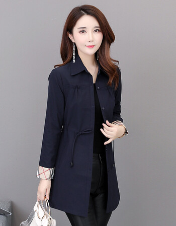 京东精品㊣㊣薄款风衣女短款春秋2018新款韩版收腰单排扣小个子休闲