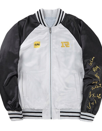 rng战队队服出征服纪念服msi服uzi2018lpl龙袍夹克男 msi纪念服 s