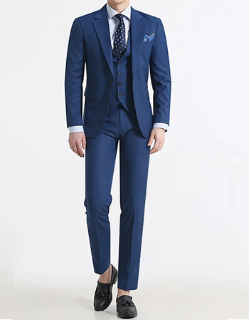 量身定制男士西服手工定做新郎结婚西装套装定做商务韩版修身礼服