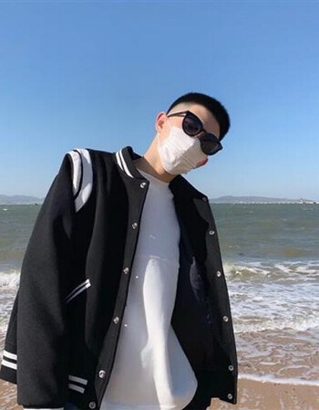 学生外套男潮流2021新款社会精神小伙帅气夹克春秋款薄款棒球服15岁