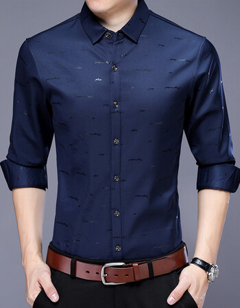 as唯品会男士长袖衬衫韩版修身加绒加厚保暖衬衫商务休闲男装衬衣潮sn